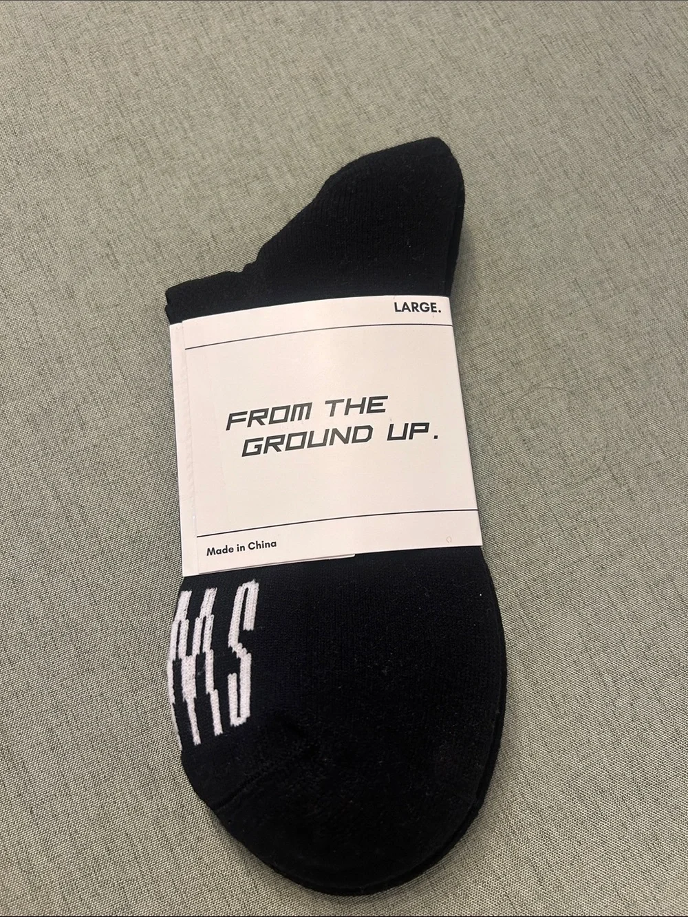 Black Sweetfeet Performance Compression - Mid Crew Sock